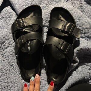 Birkenstock Black Slide Sandals